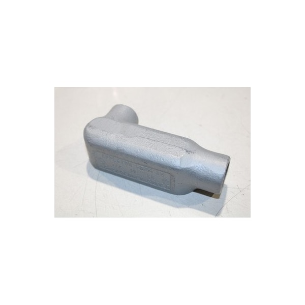 O-Z/Gedney Conduit Fitting Hub, Threaded, Die Cast Zinc, Gray - LR-50