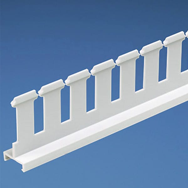 Panduit Slotted Divider Wall, White, 4" x 1' (6-Pack) H - SD4HWH6