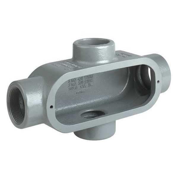 Hubbell Killark Conduit Body, 105 cu. in. Capacity, X Body - X68