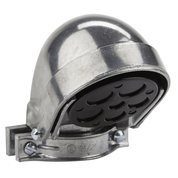 Dottie Conduit Fitting 1-1/2 in, Clamp-On, Aluminum, Pre-Galvanized - EC150
