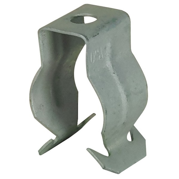 Spring Steel Clip, Conduit; EMT Use, 1/2 in, Steel - CCP8