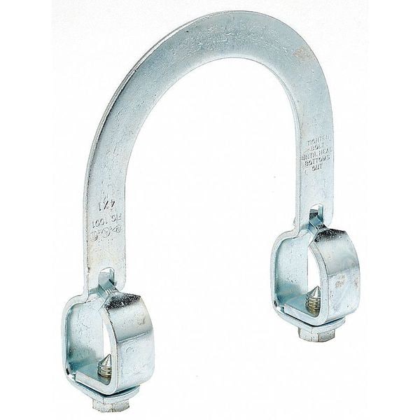 Tolco Swivel Sway Brace, Conduit; Pipe Use, 8 in, Steel, Galvanized - 1001
