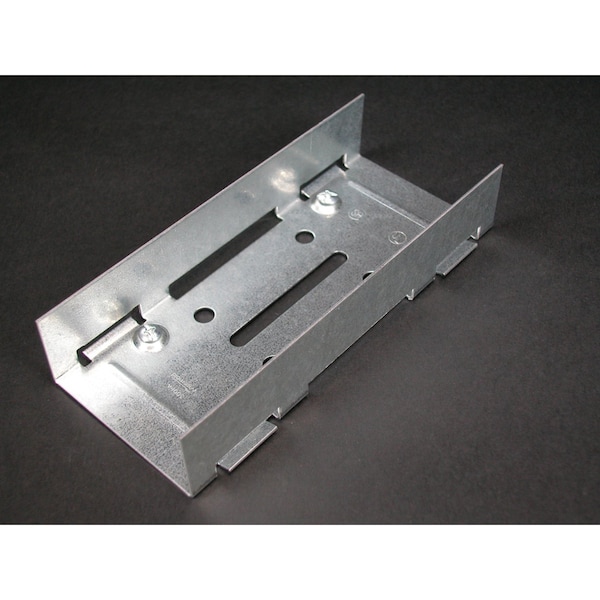 Legrand Raceway Rigid Inside Coupling, 3000 Series, 1 Channel, 2.5 in W, 1.25 in H, 6 in L, Gray - G3001A