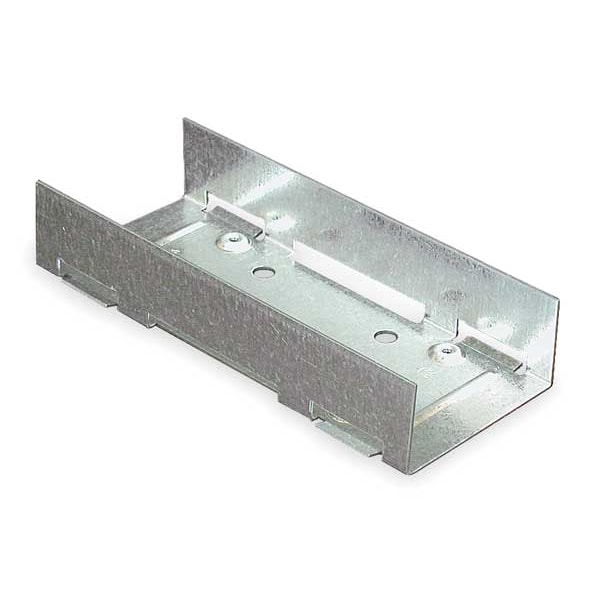 Legrand Raceway Rigid Inside Coupling, 3000 Series, 1 Channel, 2.5 in W, 1.25 in H, 6 in L, Gray - G3001A