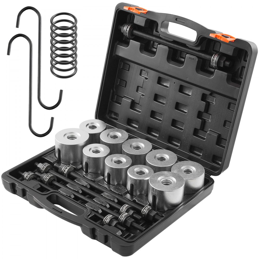 VEVOR 27 PCS Pull and Press Sleeve Kit Steel Bush Bearing Removal Installation - CTQCQTZ27JT0S6JTCV0
