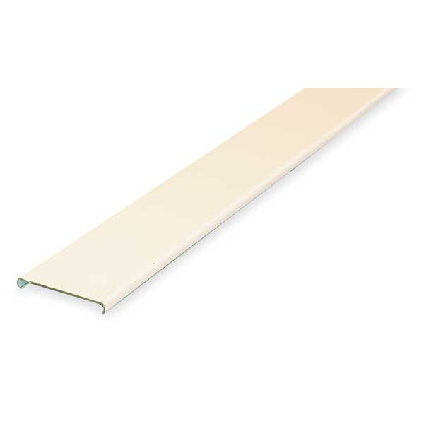Legrand Cover Plate Raceway, 2400 Series, 1;2 Channel, 1-15/16 in W, 1/4 in H, 5 ft L, Ivory - V2400C