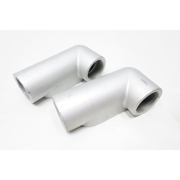 Crouse Hinds CONDULET IRON LR 2IN CONDUIT OUTLET BODIES AND BOX, 2PK - LR67