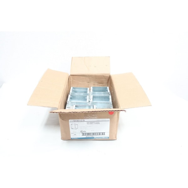 Abb Galvanized Steel Tile Wall Covers Conduit Outlet Bodies And Box, 52C5011225 - 52C5011/2-25
