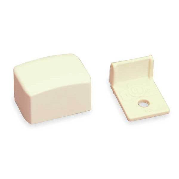 Legrand Blank End, PN10 Series, 1 Channel, 1.687 in W, 0.812 in H, 0.687 in L, Ivory - PN10F20V