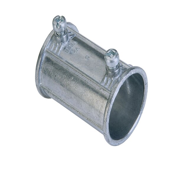 Gampak EMT Coupling, Set Screw, Die Cast Zinc, Red - 02-55242
