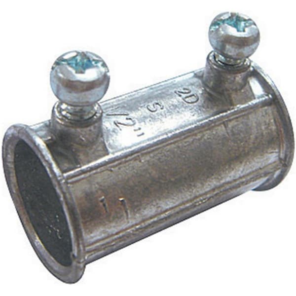 Gampak 49240 0.5 in. Emt Set Screw Coupling - Pack of 50 - 3183068