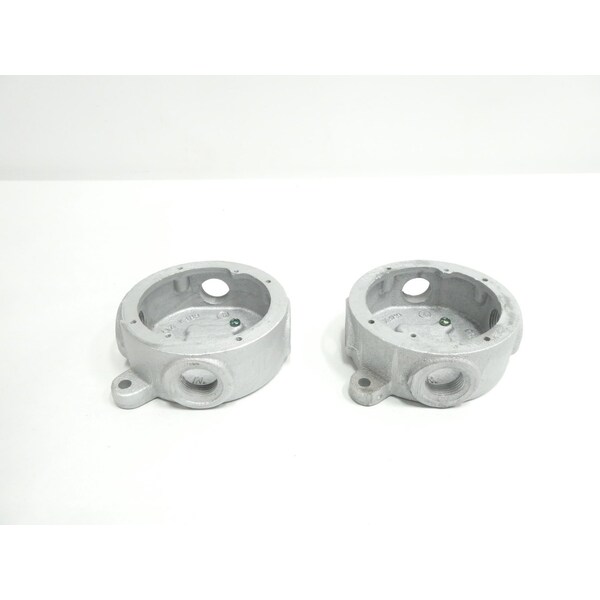 Crouse Hinds 3/4IN CONDUIT OUTLET BODIES AND Box, 2PK - GRFX219