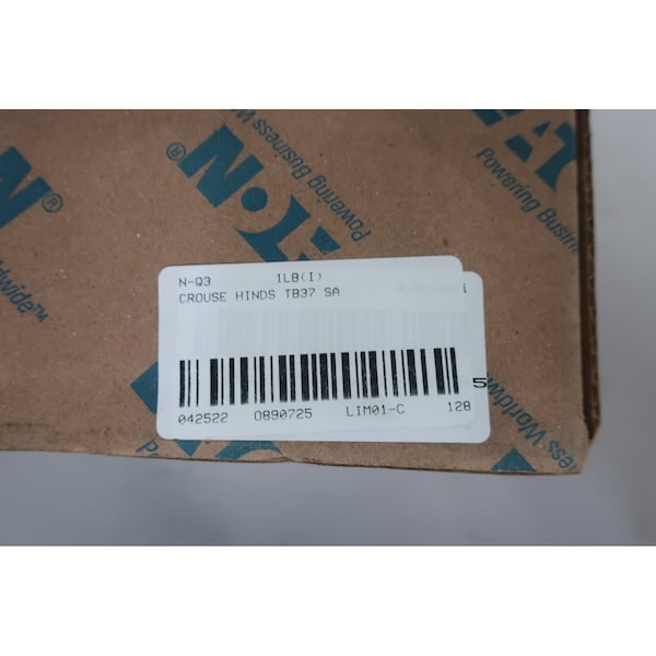 Crouse Hinds Box Of 2 1in Conduit Outlet Bodies and Box - TB37 SA