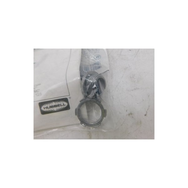 Hubbell-Raco 0.75in x 1.24in, 1/2in MPT, Galvanized, Steel, Box Connector for HBL500/HBL700/HBL750 Raceway - HBL5781