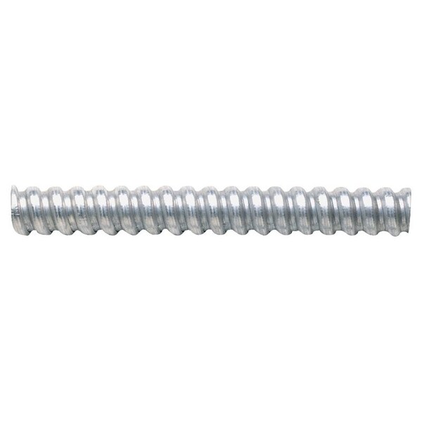 Southwire Metallic Conduit, 1/2 in Trade Size, 25 ft, Aluminum, Unfinished, Red - FO5000025M