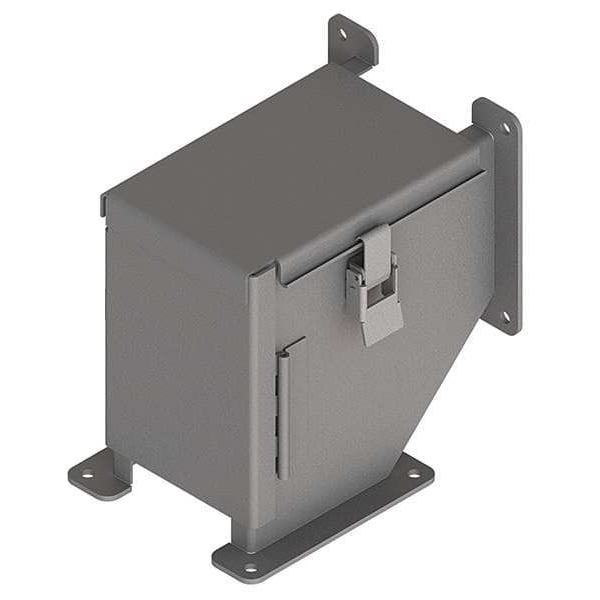 Nvent Hoffman Wireway 90 Degree Elbow, 12 Type, NEMA 12 Rating, Steel, Painted - F44LE9C