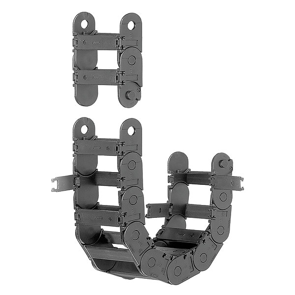 Igus Cable Carrier, Med, Open, OW2.87In / 73mm - 250-05-100-0-1