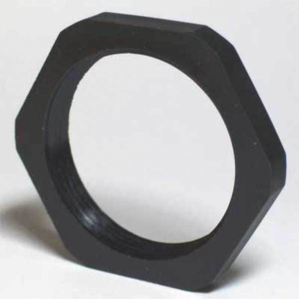 Energy Chain Connector Lock Nut, 0.51in, Blk, Polyamides - I-BMN-09