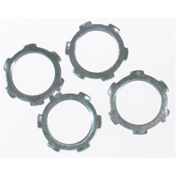 Halex Rigid Locknut, 3/4 in, Steel, Zinc Plated - 26197