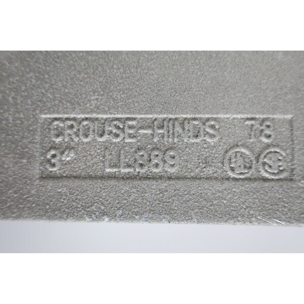 Crouse Hinds CONDULET ALUMINUM LL 3IN CONDUIT OUTLET BODIES AND BOX - LL889