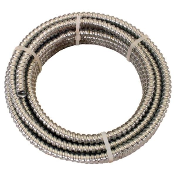 Afc Cable Systems Liquid-Tight Metal Conduit, 1/2 in Trade Size, 100 ft, Steel, No Jacket - 261479