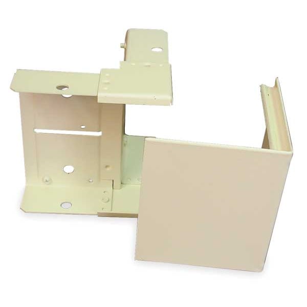 Legrand External Elbow Raceway, 4000 Series, 1 Channel, 4-3/4 in W, 1-1/2 in H, 5 in L, Ivory - V4018