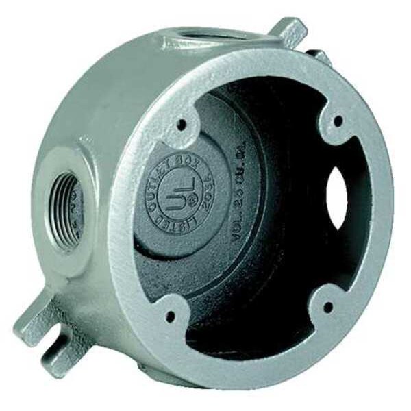 Hubbell Killark Conduit Outlet Body, X, 1/2 In. - VLJX-1WW