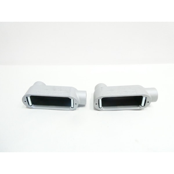O-Z/Gedney BOX OF 2 LB 1-1/4IN CONDUIT OUTLET BODIES AND BOX, 2PK - LB125
