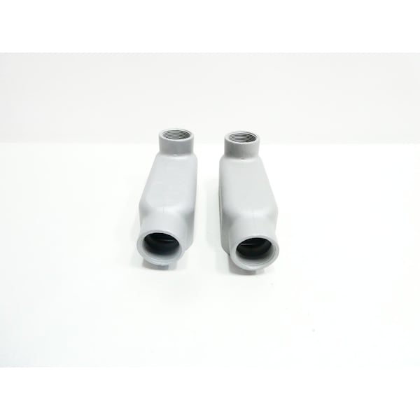 O-Z/Gedney BOX OF 2 LB 1-1/4IN CONDUIT OUTLET BODIES AND BOX, 2PK - LB125