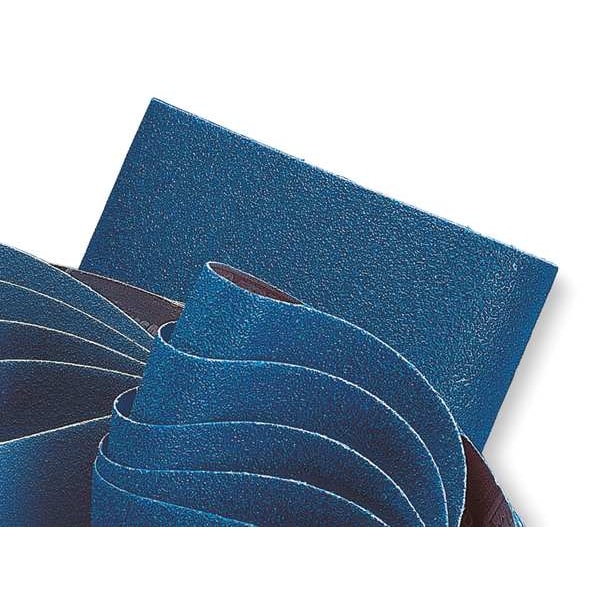 Norton Abrasives Sanding Belt, Recubierto, 1/2 pulgada de ancho, 24 pulgadas de largo, 100 Grit, Medio, Alúmina de Circonia, BlueFire R823P, Azul - 78072753076
