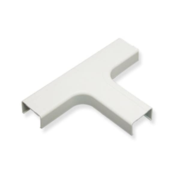 Icc Cover Plate Raceway, ICRWR Series, 1-1/4 in W, 6 ft L, White - ICRWR12SWH