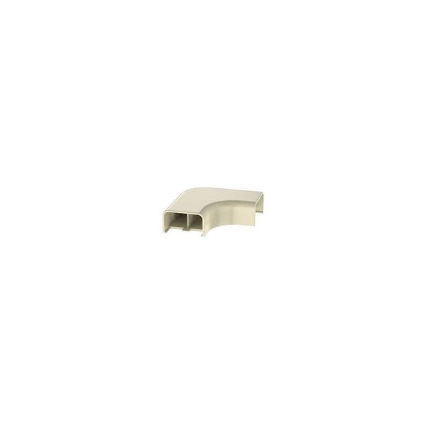 Panduit Raceway Fittings, 3.18'' x 1.62'' x 0.93'', Electric Ivory, Rigid PVC, Snap-On Mount, Power Rated,  - RAFX10EI-X