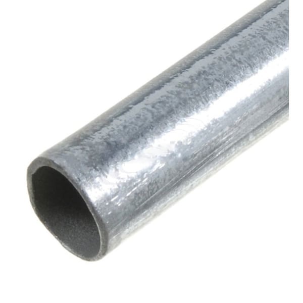 American Imaginations Metallic Conduit, 8 in, Stainless Steel, Brushed, Gray - AI-36538