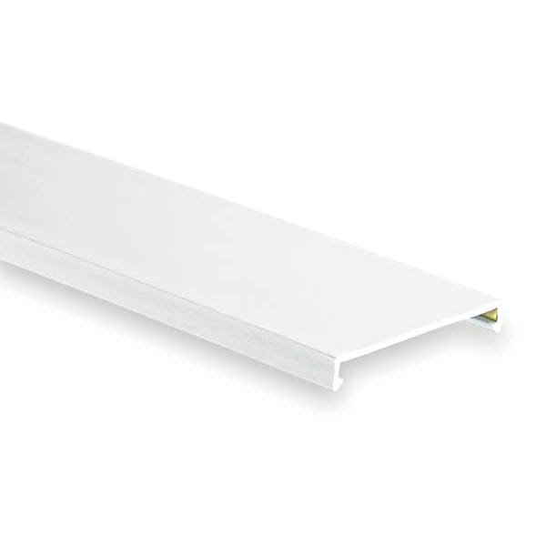 Panduit Wire Duct Cover, Flush, White, 2.25Wx0.35D - C2WH6-F