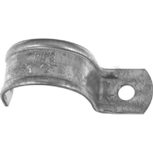 Halex One Hole Strap, Conduit Use, 1-1/2 in, Steel - 438804