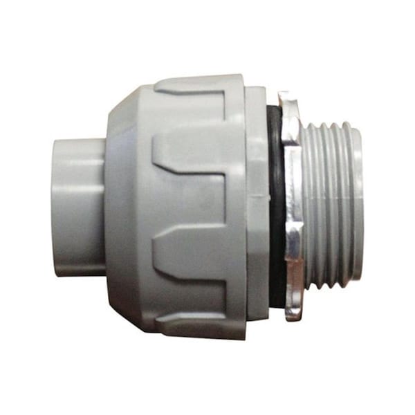 Gizmo 49460 Liquid Tight Straight Connector  0.5 in. dia. - GI156481