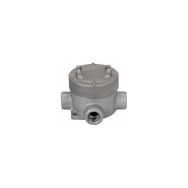 Eaton Wallplates and Accessories Outlet Box, 3-Gang 3/4'' Threaded Hub, 3-3/16'' Cover Opening, Overlappi - EAJT26