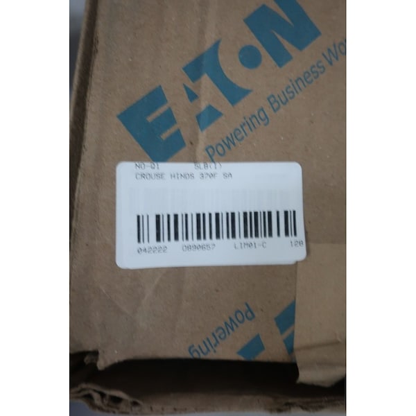 Crouse Hinds Obround Box Of 25 Cover Conduit Parts and Accessory - 370F SA