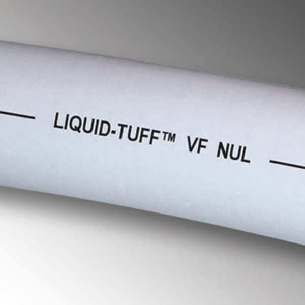 Allied Tube & Conduit Liquid-Tight Flex Metal Conduit, 1/2 in Trade Size, 100 ft, 2 in Bend, Steel, Gray - 6102-30-00