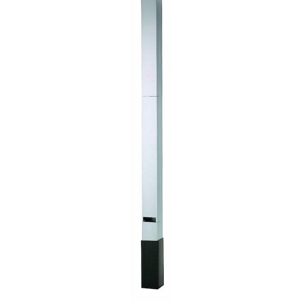 Hubbell Wiring Device-Kellems Alum Service Pole, Gray, 10 ft. 2"L, 2.13"W - HBLPP10A