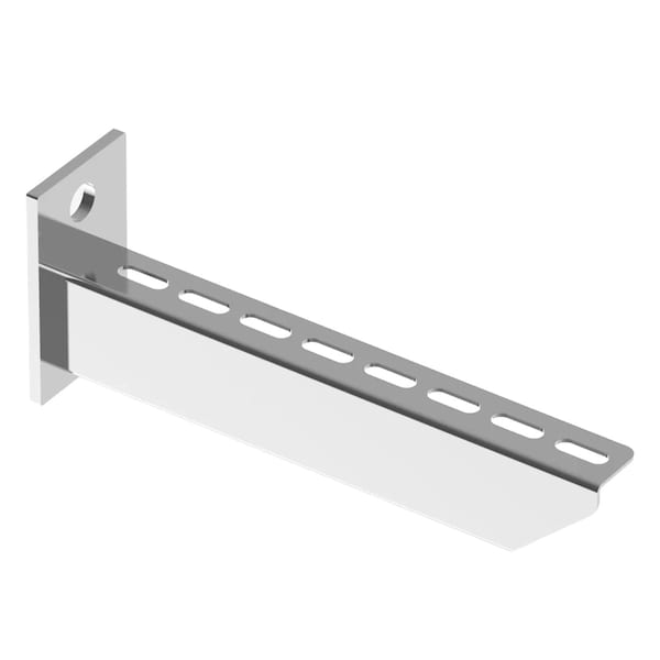 Kable Kontrol Reinforced Wall Support Bracket, 6in W, 304 Stainless Steel - KK-RFB-6-304SS