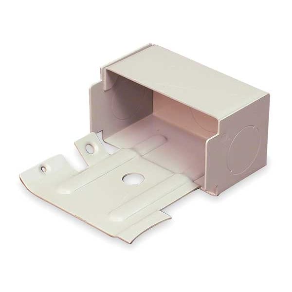 Legrand Raceway Entrance End, 3000 Series, 1 Channel, 2.75 in W, 1.5 in H, 3.5 in L, Gray - G3010AE