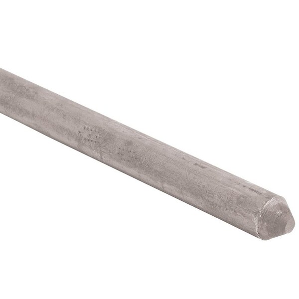 Erico nVent Grounding Rod, 5/8 in Dia Nominal, 8 ft L, Steel, Galvanized - 815880UPC