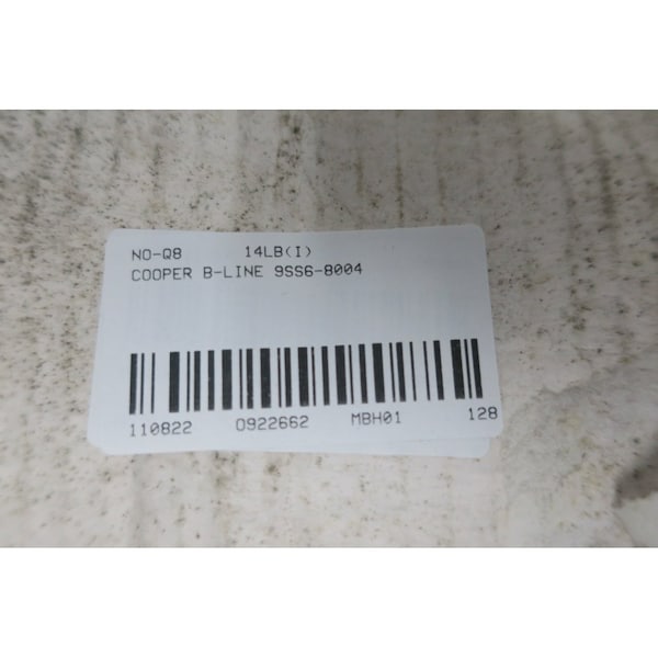 Cooper B-LINE BOX OF 6 STAINLESS SPLICE PLATE CONDUIT Parts - 9SS6-8004