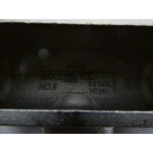 Crouse Hinds BOX OF 5 ALUMINUM 3/4IN CONDUIT OUTLET BODIES AND BOX, 5PK - T27 SA