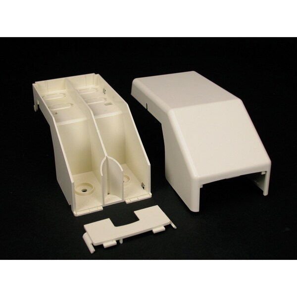Legrand Transition, CableSmart 40N2 Series, 1 Channel, 2.718 in W, 2.312 in H, 6.125 in L, Ivory - 40N2F74V