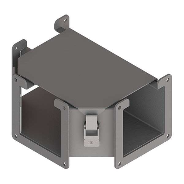 Nvent Hoffman Wireway Tee, 12 Type, NEMA 12 Rating, Steel, Painted - F44LTA