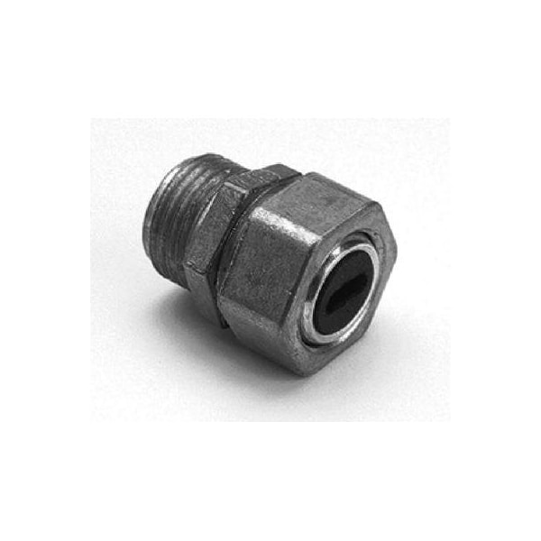 Halex Conduit Fitting Connector, 3/4 in, Threaded, Die Cast Zinc - 90662