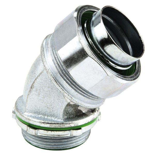 Dottie Conduit Fitting Connector, 3 in, Threaded, Steel, Zinc Plated - SL45300I