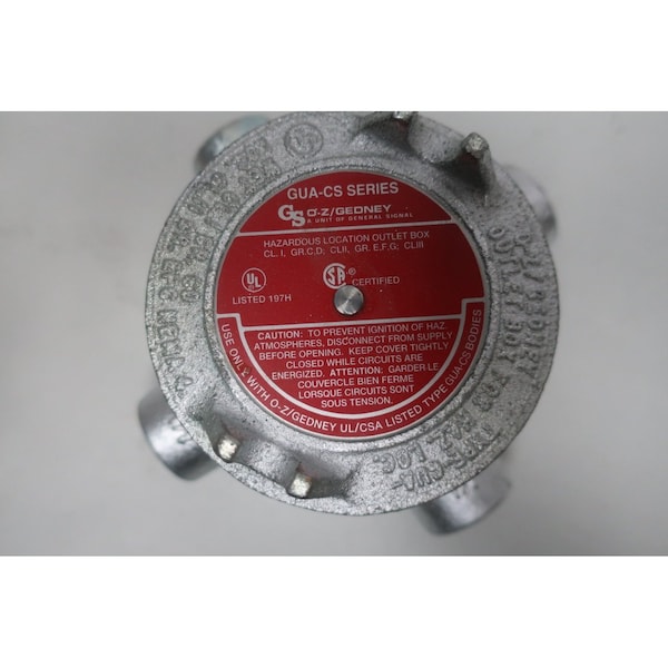 O-Z/Gedney 1/2In Conduit Outlet Bodies and Box - GUAX-50CS